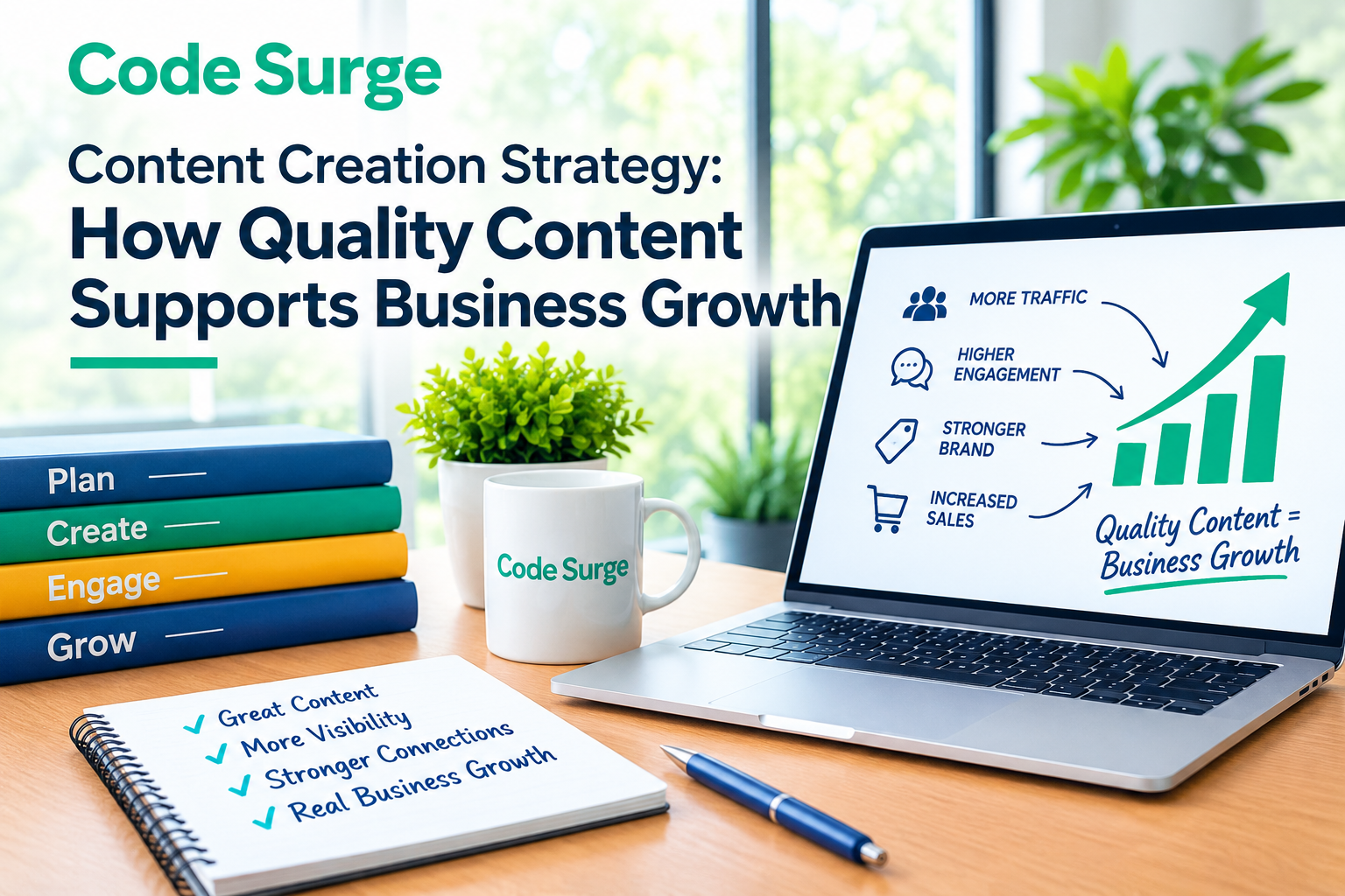 Content Creation Strategy: How Quality Content Supports Business Growth
