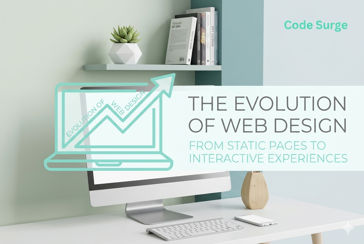 The Evolution of Web Design: From Static Pages to Interactive Experiences